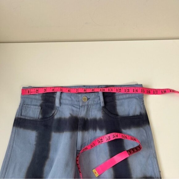Collina Strada Runway Hand Dyed Straight Leg Jeans Size S - Picture 13 of 16